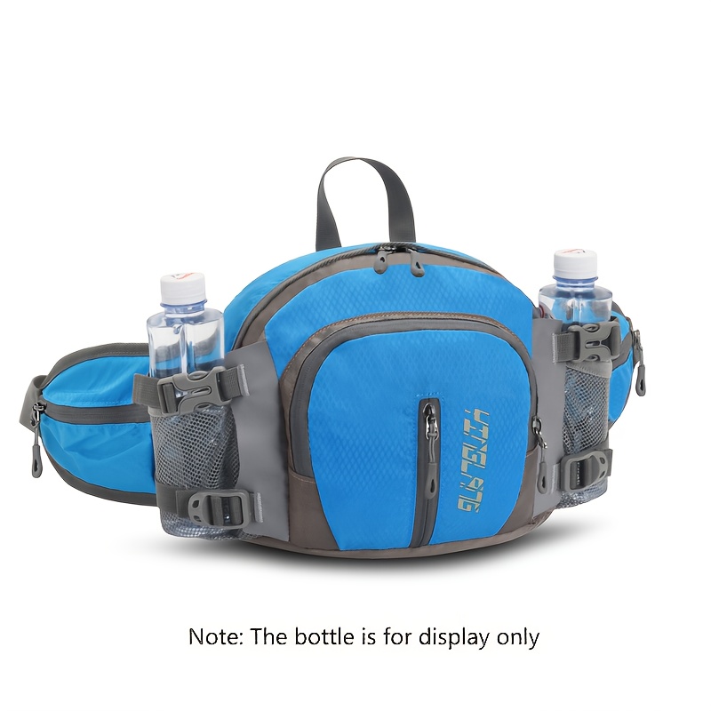 Image of Versatile Sports Waist Pack | Large Capacity Polyester Fanny Pack With Zipper Closure, Ideal For Running, Hiking, And Travel | Adjustable Strap, Universal Fit