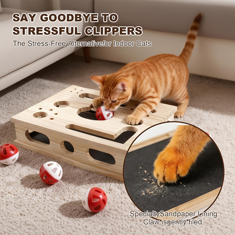 Cat Nail File Enrichment Box