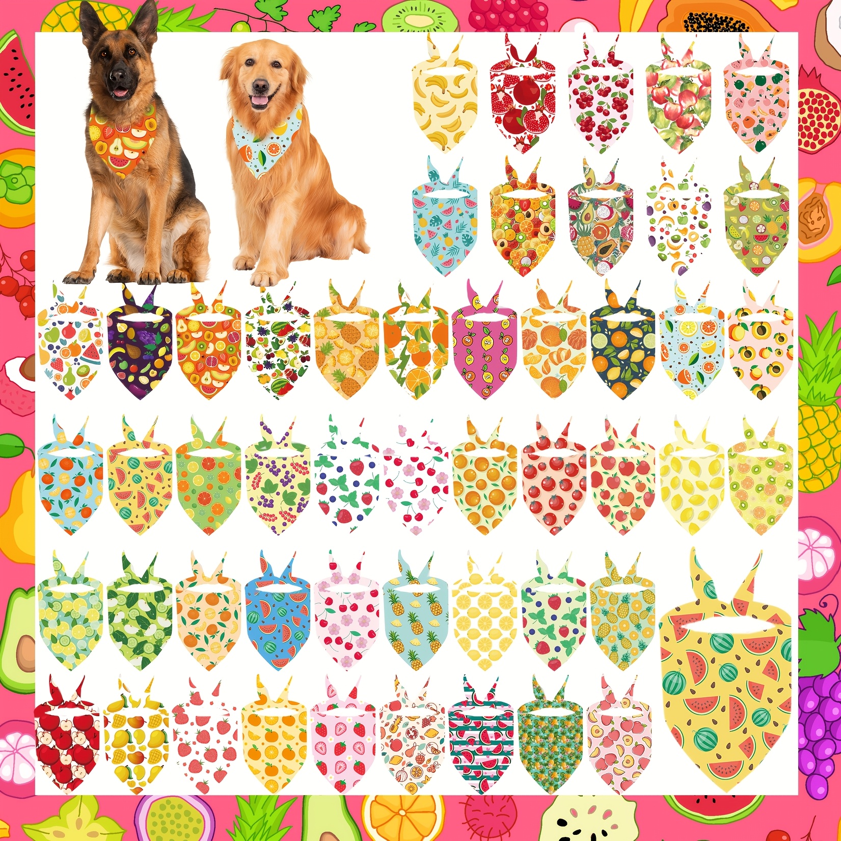 tie dye bulk dog bandanas