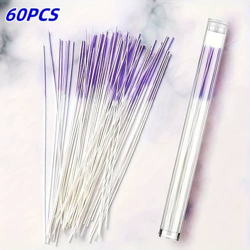 60pcs 120pcs unscented ear hole cleaning thread plastic ear care tool male and female ear hole cleaning thread anti clogging ear hole cleaning thread