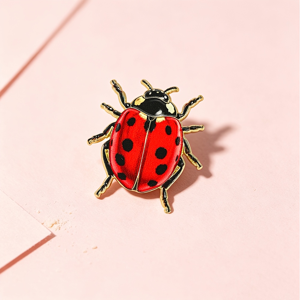 TEMU SOLEVDO Pin de esmalte realista de de estrellas - de con cuerpo y antenas de 7 segmentos, para bolsos, sombreros, chaquetas, regalo con pin para