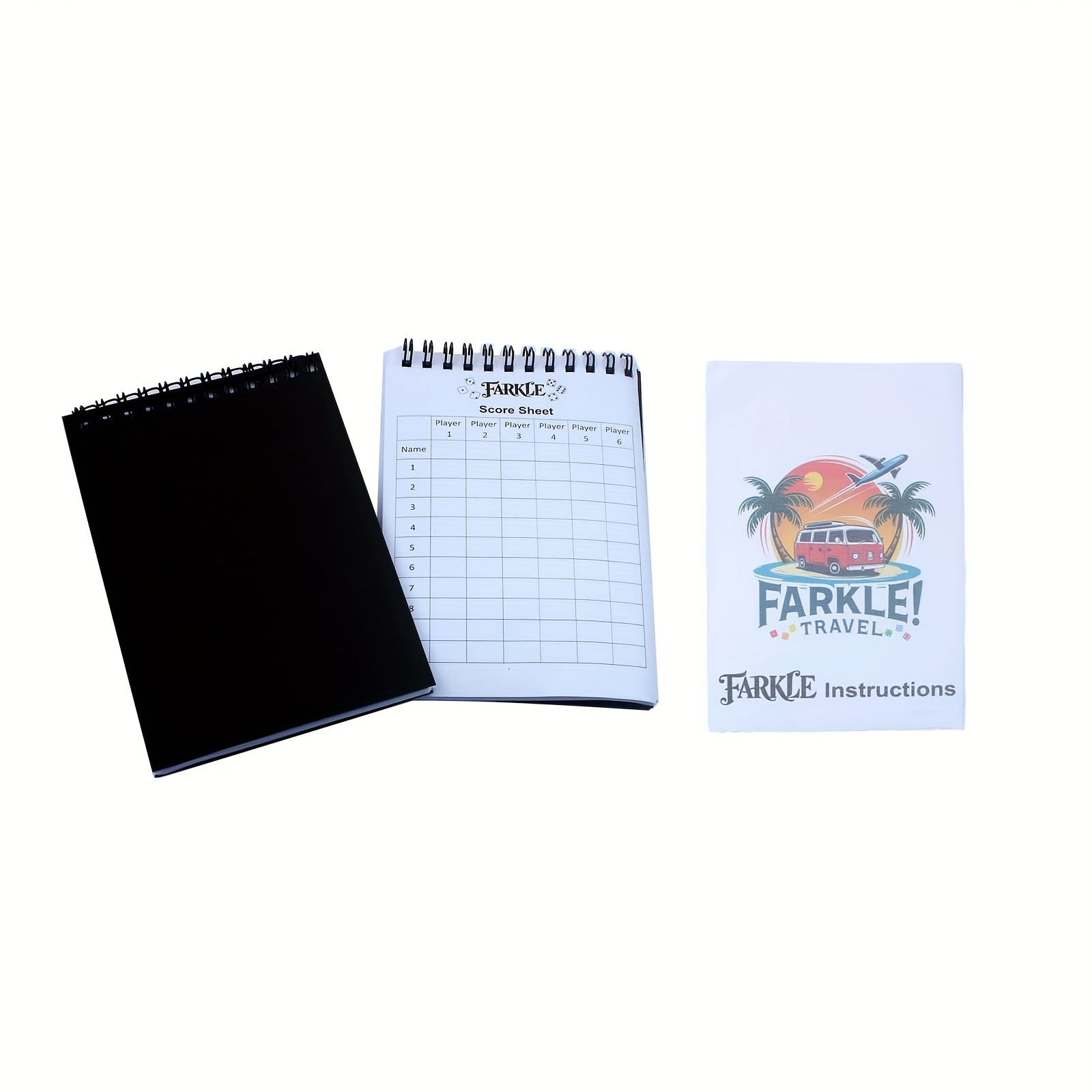 TEMU 2 Sets Of Game Scoring Planner With Instructions - 2 X 40 Score Sheets For Board Games, Card Games & Pong - Durable Paper Game Markers & Scoring