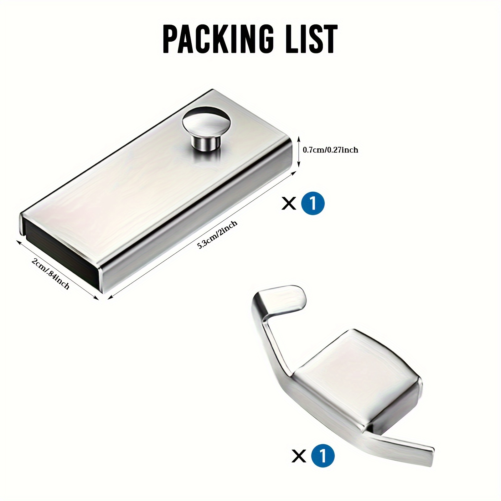 TEMU 2pcs Set Sewing Machine Magnetic Seam Guide, Strong Magnet Positioning Set For Domestic & Industrial Machines, For Fabric Thicknesses, No