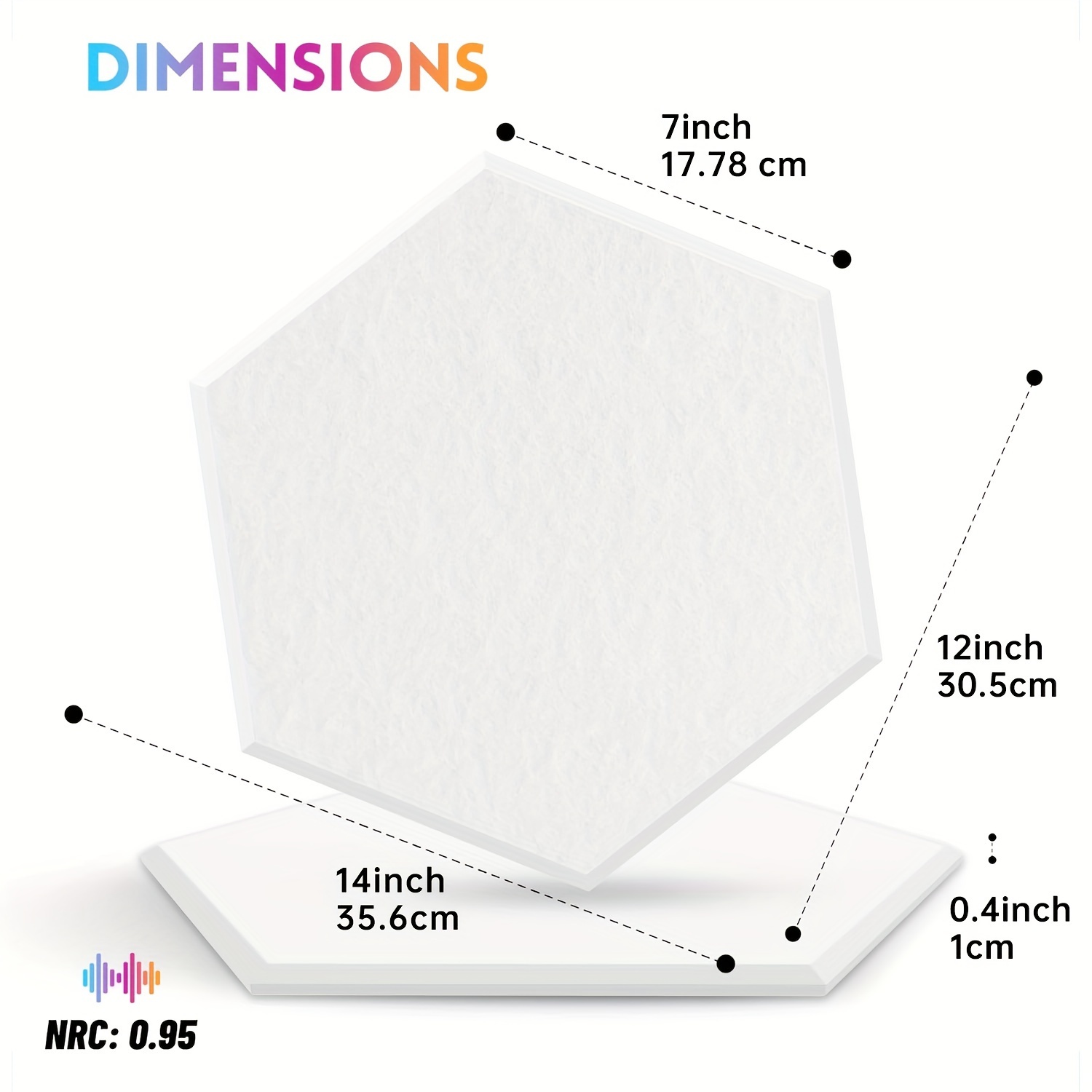 12 Pack Hexagon Acoustic Panels, 14" X 12" X 0.4" High Density Sound Absorbing - Decals, Stickers & Vinyl Art | Facebook Arketplace | Facebook