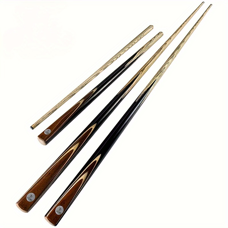 

Professional Billiards Snooker Cue Sticks - Universal 10mm Tip, Dual-jointed Wooden Cues With Brass Fittings, Ergonomic Grip, Ideal For Clubs And Home Use -