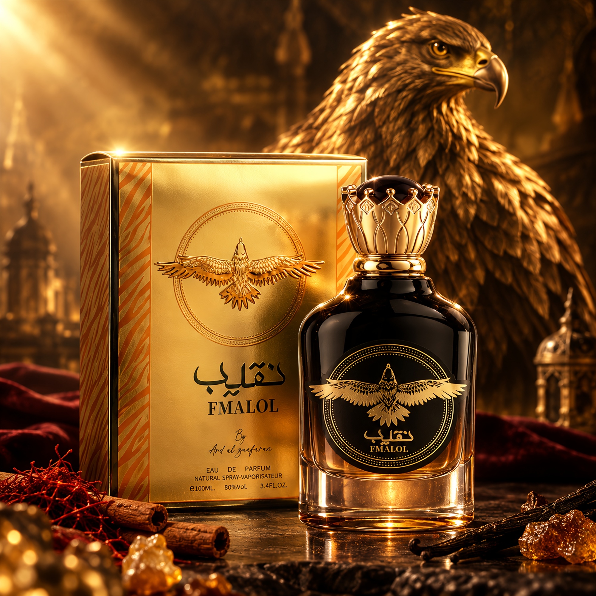 TEMU Dubai Perfume For Men, Oriental Fragrance, Long Lasting, Women, Rich & Mysterious, Middle Eastern Spices, Luxury Box, Dating Christmas Halloween