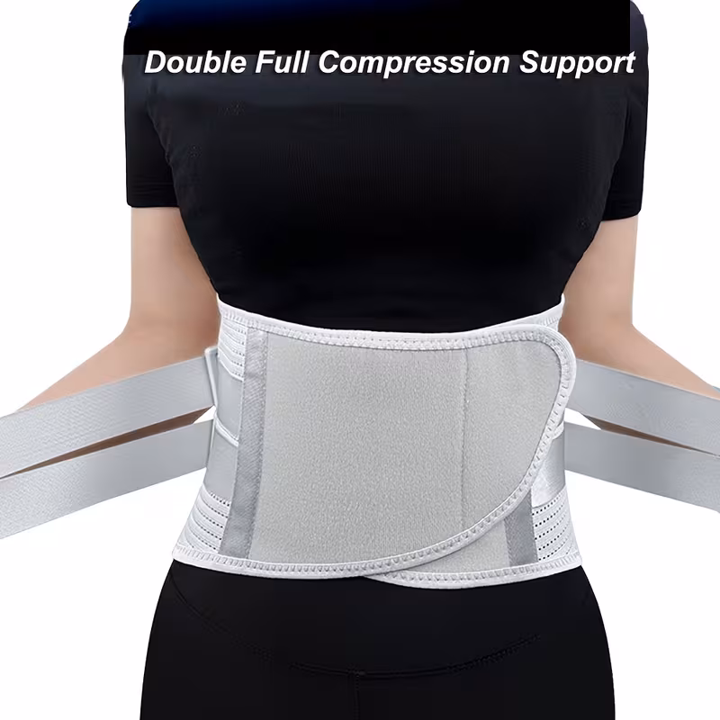 back support belt adjustable breathable lumbar support belt for heavy lifting lower back brace for men and women Product details 4