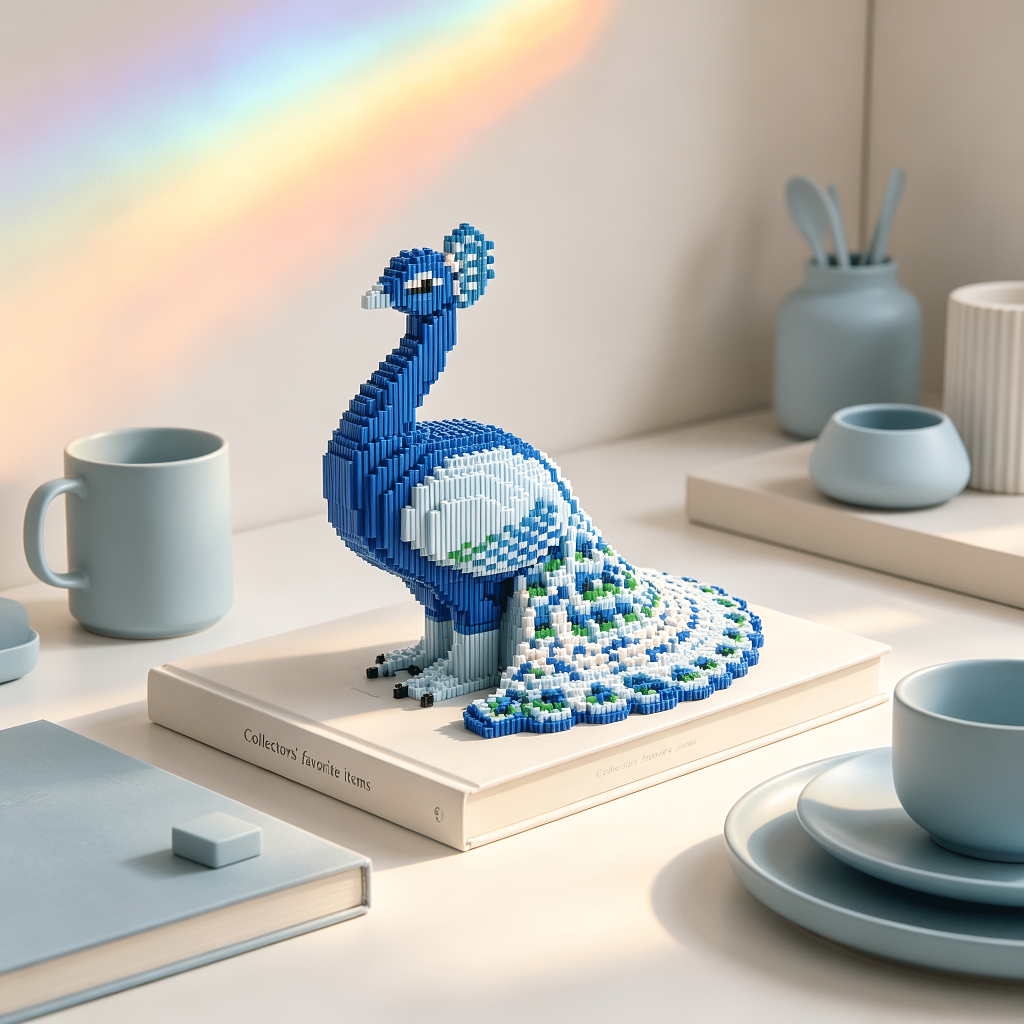 4420pcs peacock building block model creative animal - Temu Germany