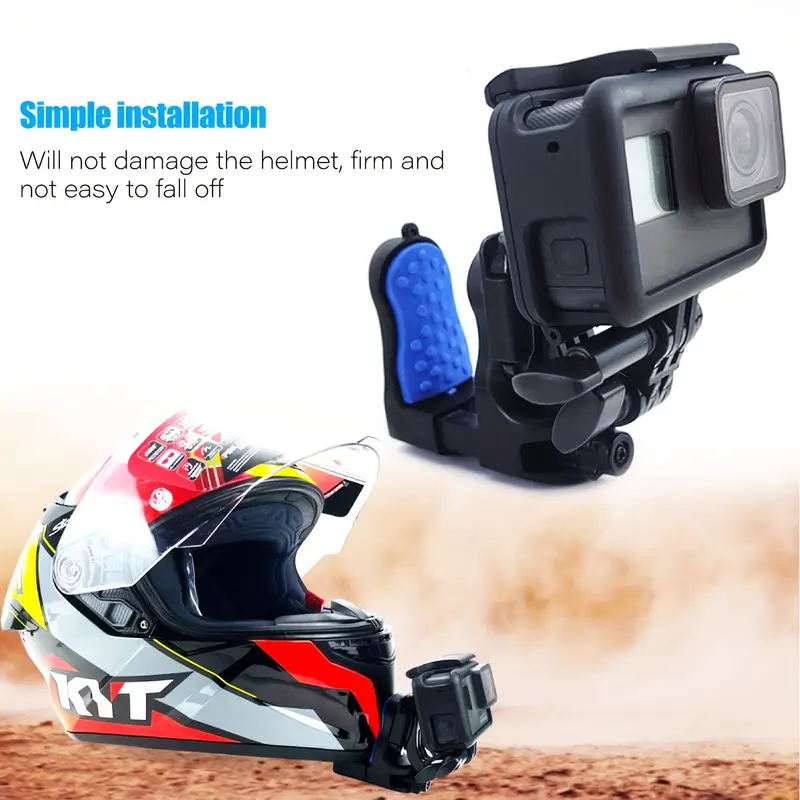 go pro hero 6 for motorcycle helmet Chin Mount Nolan N100-6 hook mount Surewo Motorcycle Helmet Chin Strap