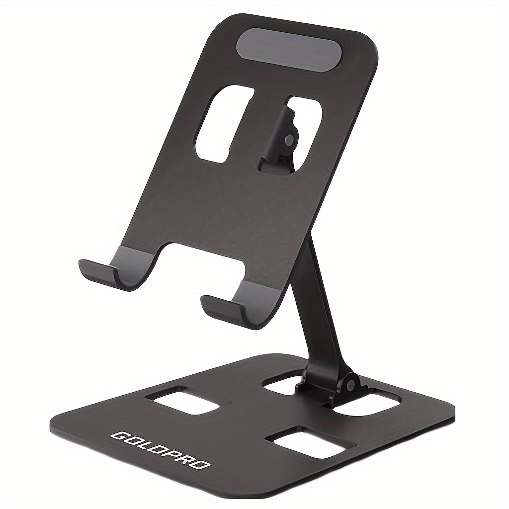 

Adjustable And Foldable Aluminum Phone Stand For Desks. Compatible With All Mobile Phones And Nintendo Switch. Available In 4 Colors-black, Grey, Gold, Rose Gold. Taller Design For Better Viewing.