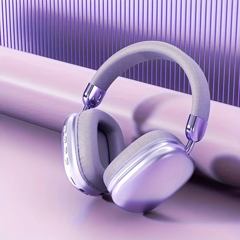 TEMU 2025 Over-ear Wireless Headphones - Ultra-long , Noise-canceling Stereo Comfortable Headphones, Over-ear Design, Built-in Hd Microphone,