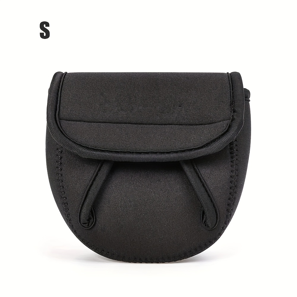 TEMU Housse de protection pour moulinet de pêche Spinning S/M/L en néoprène, sac de rangement pour moulinet, ensemble de roue pour l'extérieur