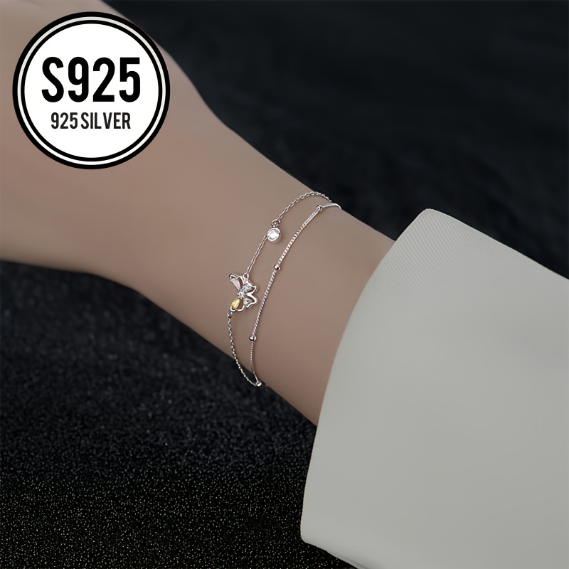 Hypoallergenic Butterfly Bracelet Personalized Hand Access