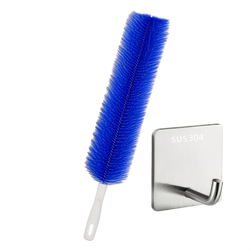 TEMU 1 Set (Brosse de Nettoyage de Ventilateur et Crochet). Brosse de Dépoussiérage de Ventilateur , Adaptée à Divers Ventilateurs Électriques,