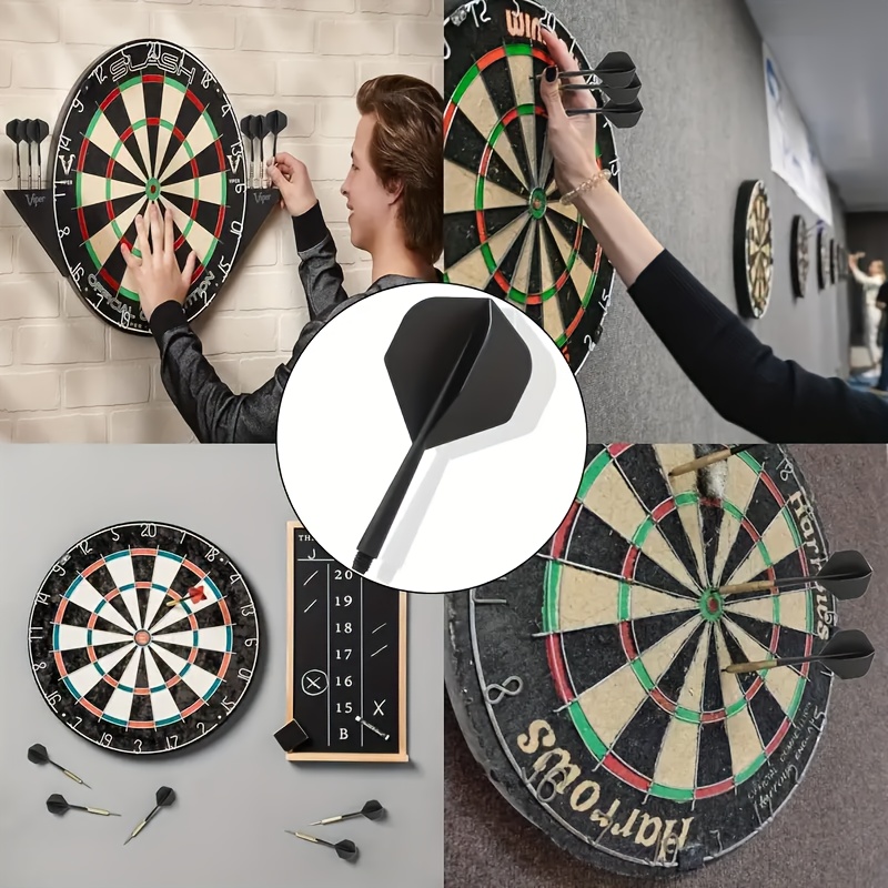 15pcs Dart Flights with Shafts