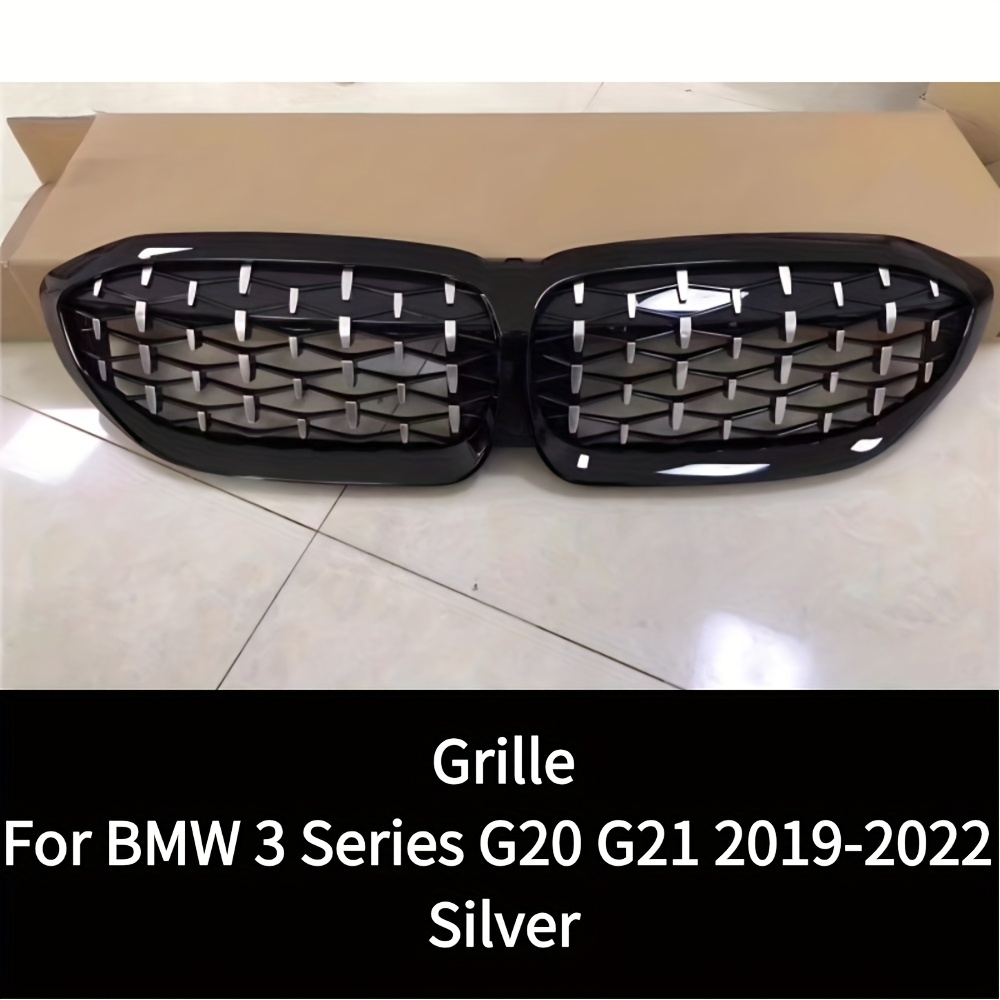 TEMU For G20 G21 2019- 2022 320d 340i 340d Front Radiator Grille Bumper Grill Decoration Body Kit Tuning Part For