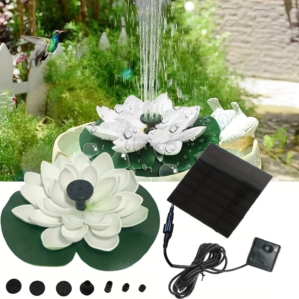 Generic Mini fontaine à eau solaire pour cascade, décoration de jardin à  prix pas cher