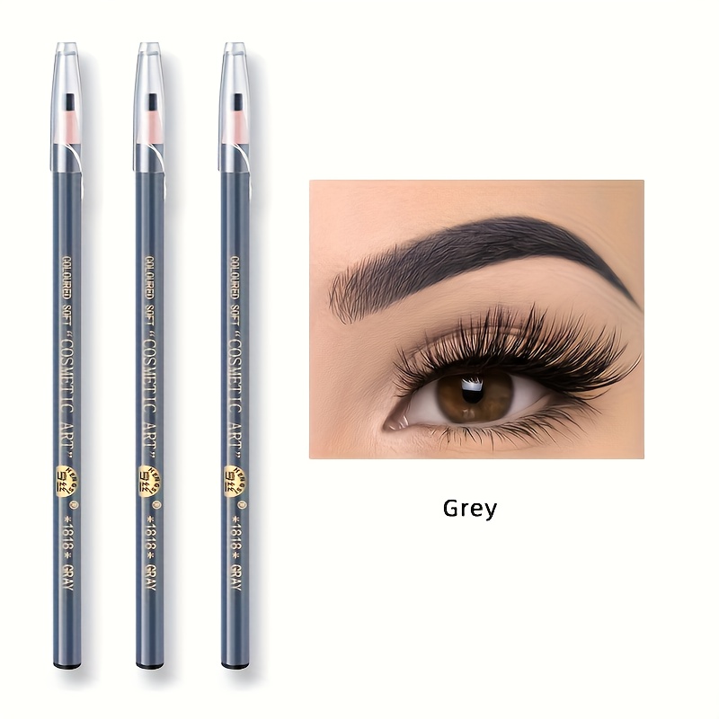 Three Waterproof Sweat Proof Eyebrow Pencils Smudging