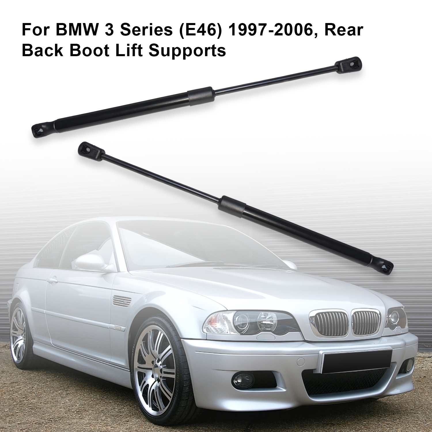 TEMU 2pcs For For E46 1997-2006, Rear Back Boot Lift Supports For Eu Market, Oe 51244212802, 51248220075, 51248254281, 8220075, 8254281, 9832ni,