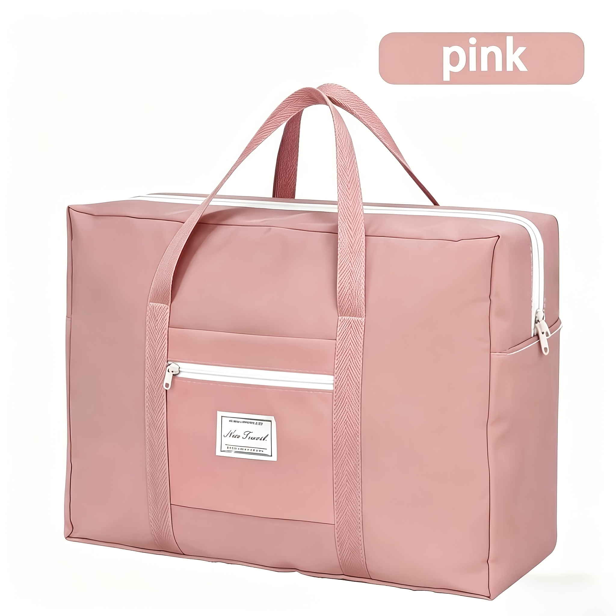TEMU Travel Duffel Bag, Personal Item Bag Carry-on Luggage Bag, Weekender Bag For Women And Men, Household Foldable Storage Bags Moving Bags Moving