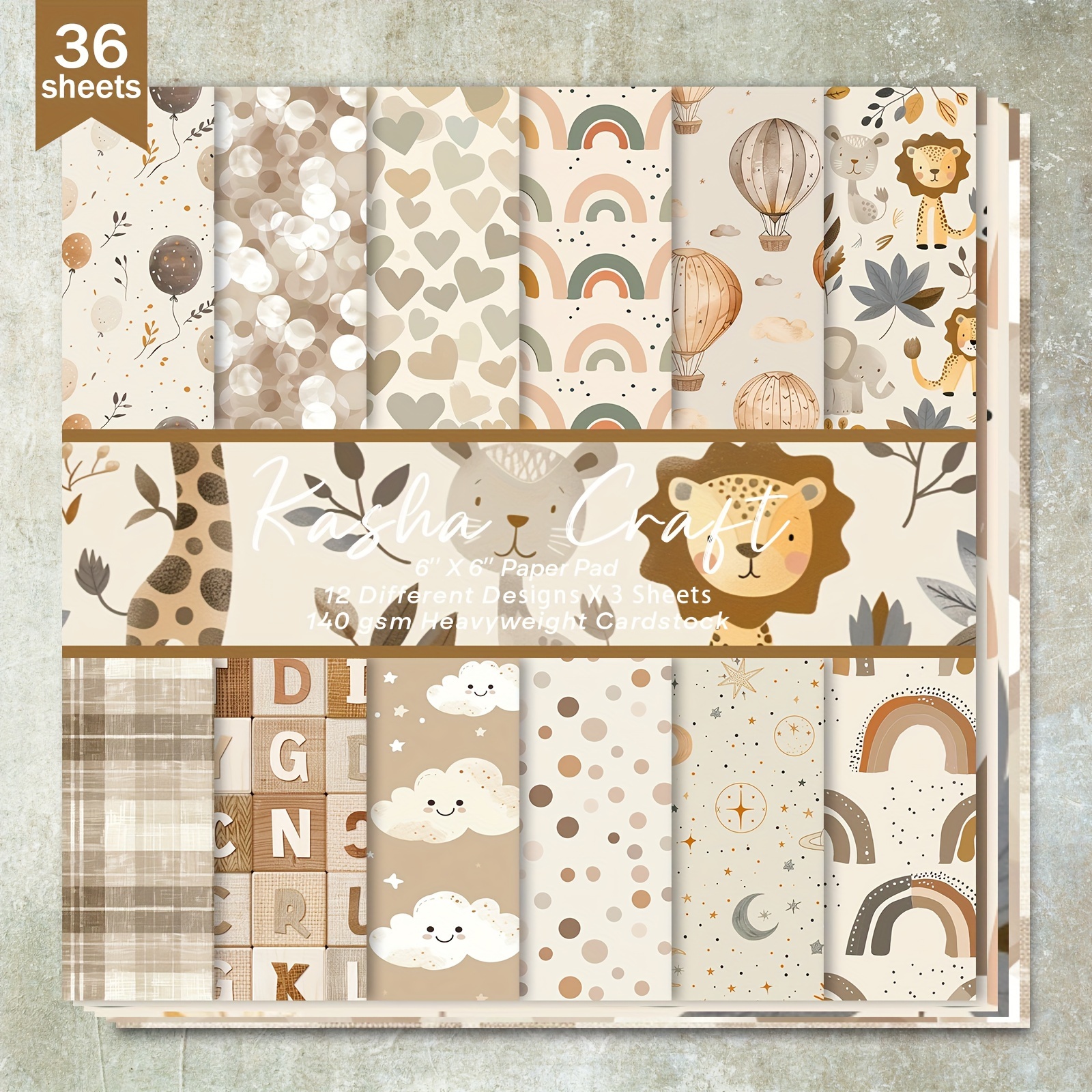 

36 6inch ( ) Scrapbooking , Suitable For Bullet Diary, Trash Magazine, Greeting , Album And Handicrafts