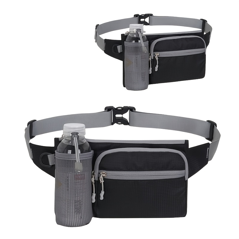 TEMU 1pc Sports Lightweight Water Bottle Waist Bag For Men And Women, Multi-functional Casual Bag, Gear, Fitness Phone Pouch