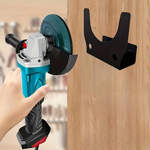 item picture multi functional black iron hanging rack for hardware tool storage angle grinder holder