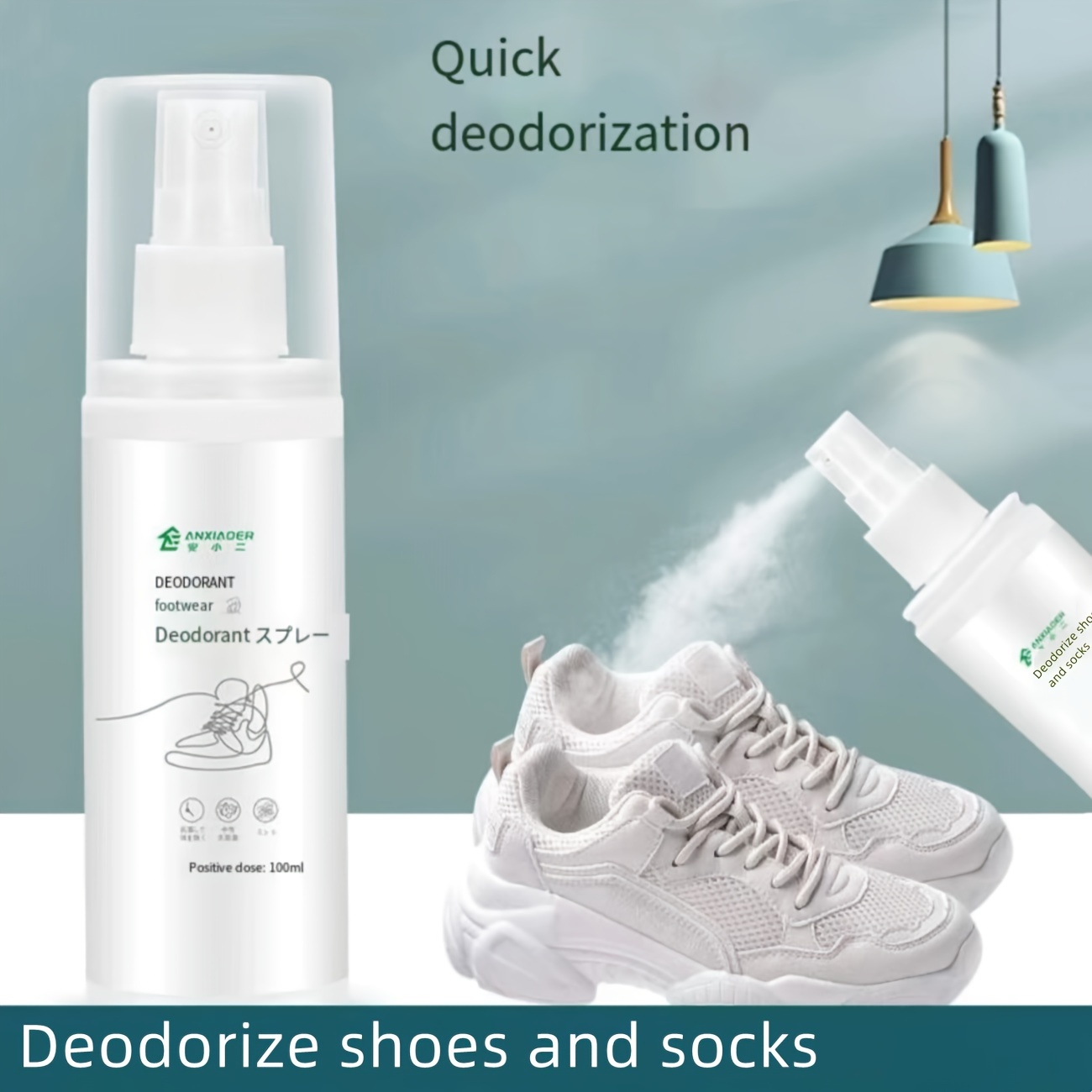 100ml scarpa piede deodorante Spray deodorante naturale Spray