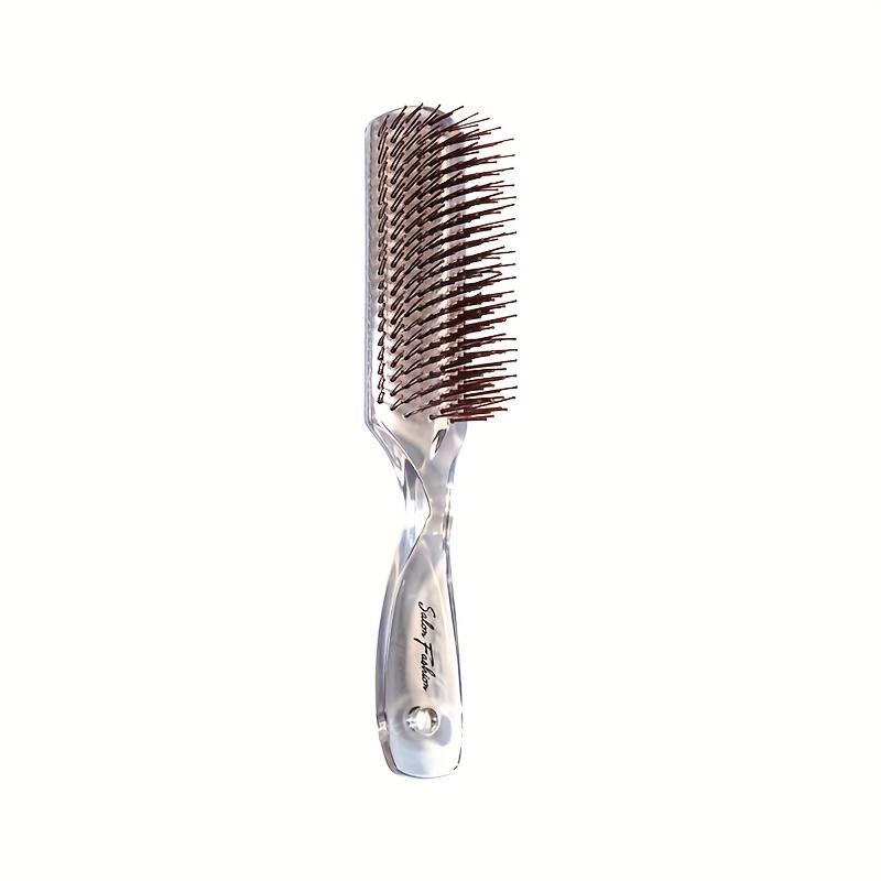 E-shop 1 Stück -Frizz Zauberbürste, Professionelle Entwirrbürste, Hitzebeständige & Antistatische Kopfhautmassagebürste, Doppelnutzung Nass/Trocken,