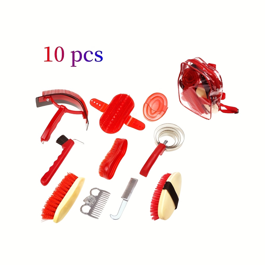 10-IN-1 Horse Grooming Tool Set Cleaning Kit Mane ... – Grandado