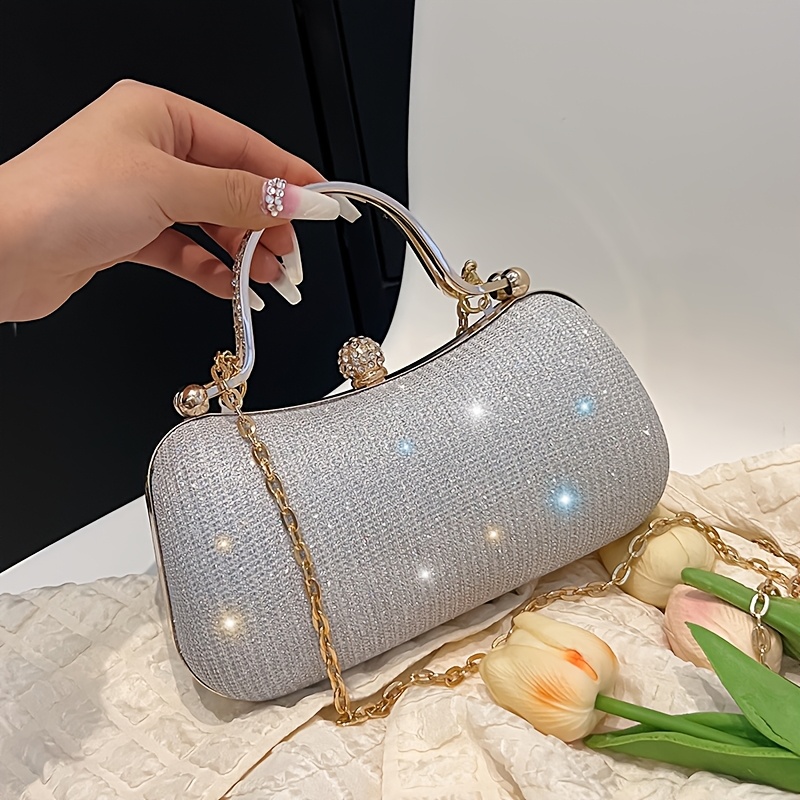 Abendtasche Kleine Handtasche Glitzer Handtasche Umhängetasche