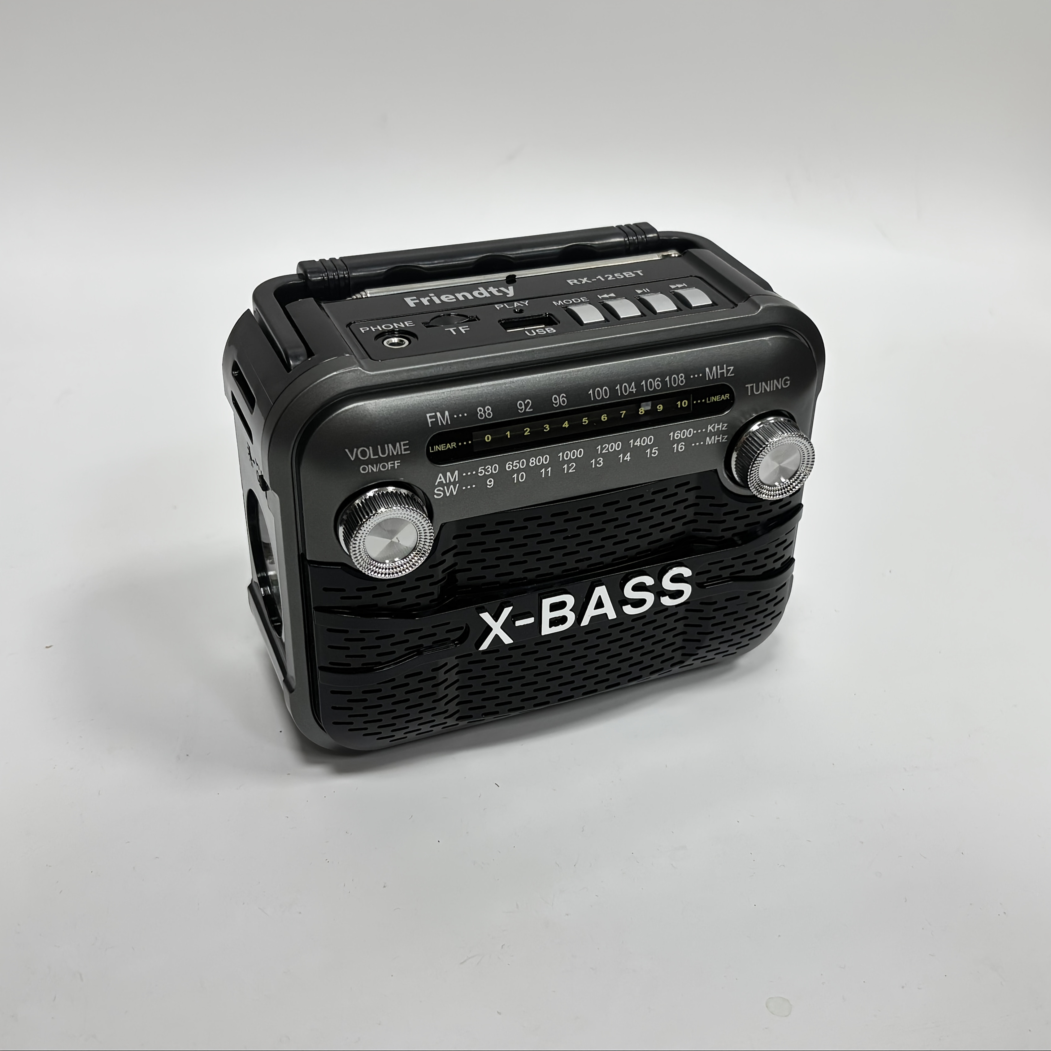 Radio Portable Rétro Bluetooth - AM/FM/SW Avec Alimentation Piles Ou USB, Haut-Parleur Vintage Pour Maison Et Extérieur