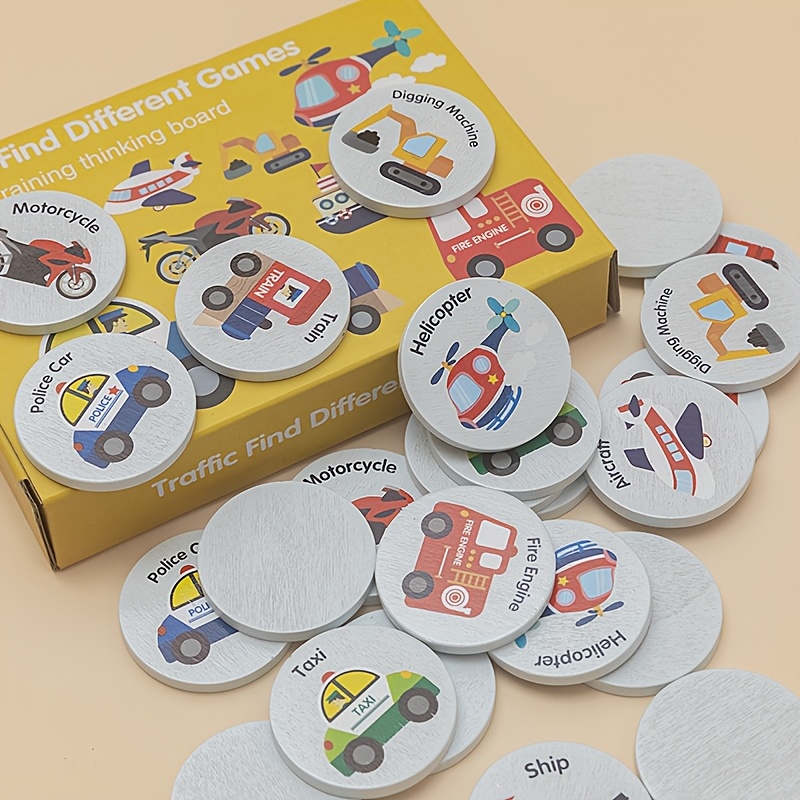 Learning Puzzle Game - Wood Matching & Sorting Toy With Numbered Cards (1), Educational Matching Activity For Number Recognition & Fine Motor Skills - & Cognitive Development