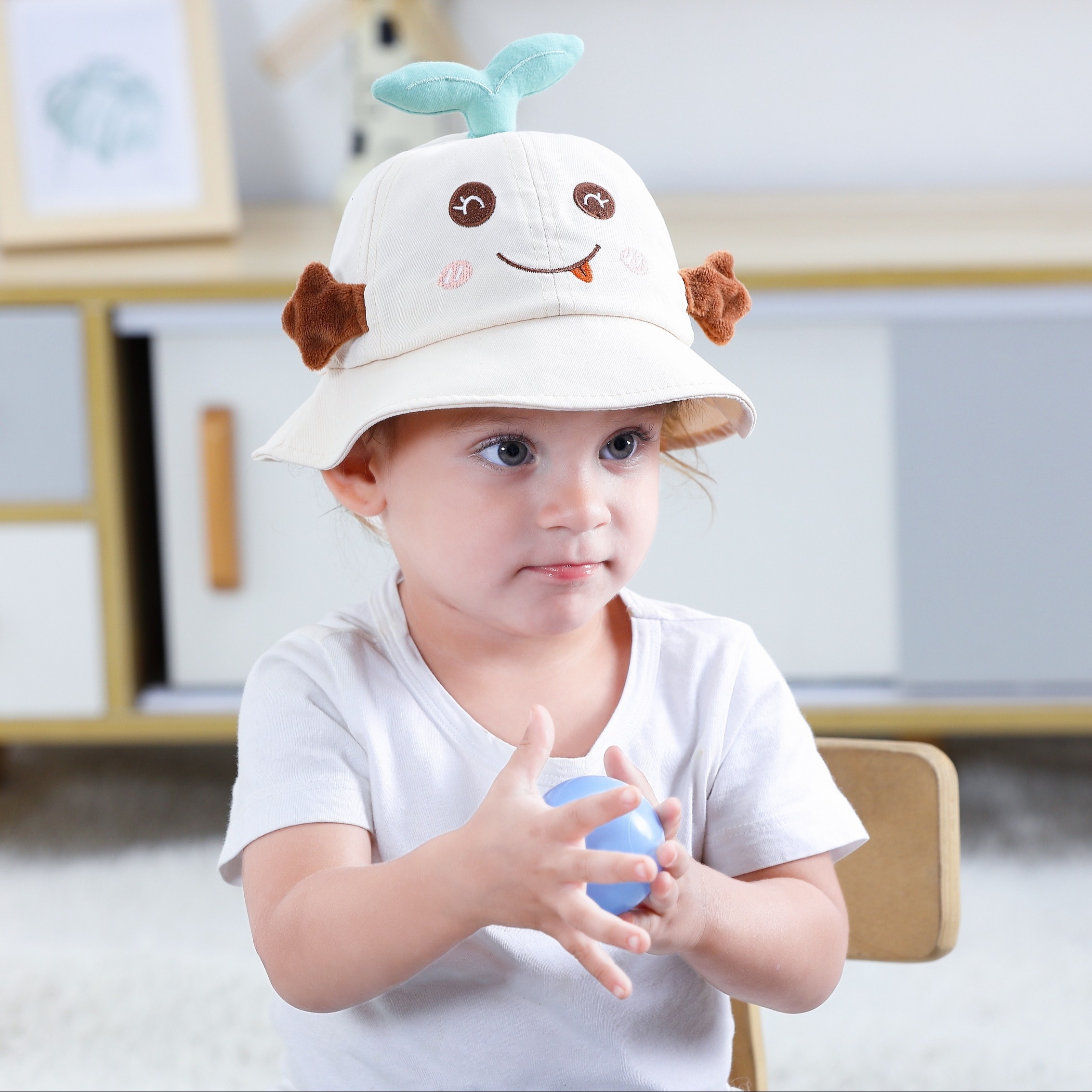 Alien Bean Bud Kids Girls Boys Bucket Hat Breathable - Temu