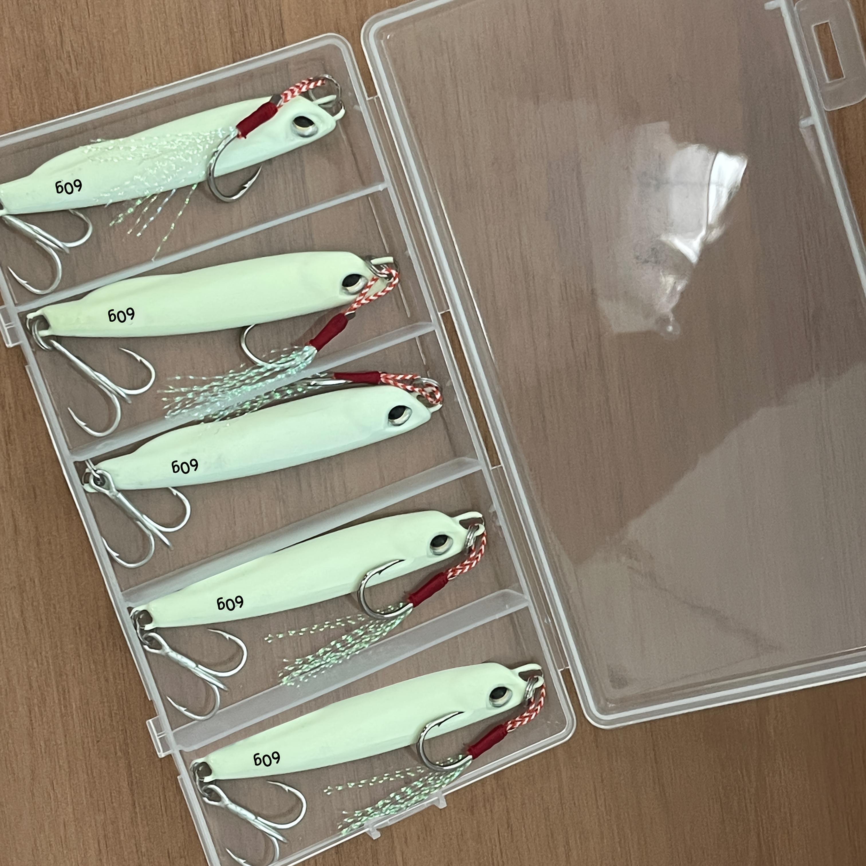 TEMU 5 piezas/ Señuelo de Metal de Anzuelo 10g-60g, Placa de Hierro Hundible de Lanzamiento Largo para Pesca en , Señuelo Universal de y de Peso, con