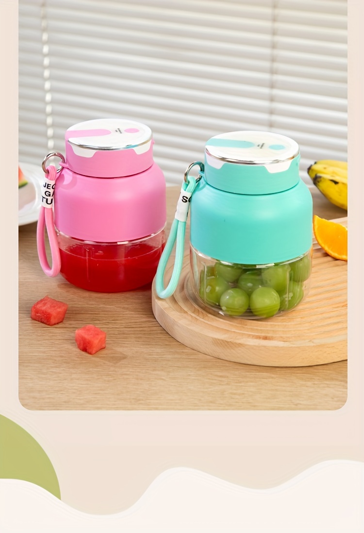 portable mini juicer cup with usb charging 1300mah rechargeable battery multi   squeezer for   details 10