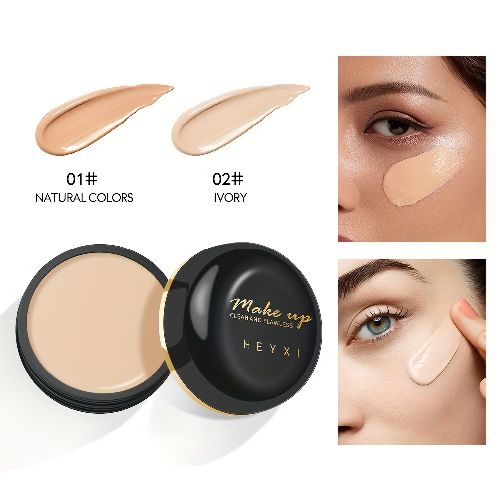 HEYXI Waterproof And Sweat-Proof Concealer Cream, Tattoo Cover-Up Cream, Long-Lasting Foundation, 15G Natural Makeup Effect, Suitable for All Skin Types, High Coverage Cream - Image 5
