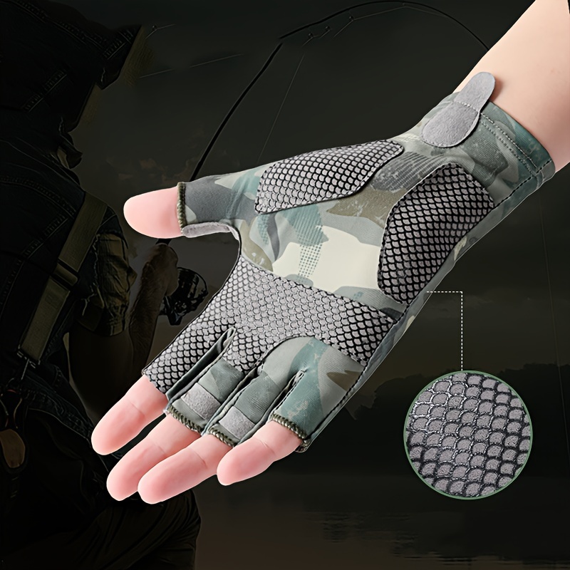 Non slip Single Finger Fishing Glove Enhanced Fishing - Temu
