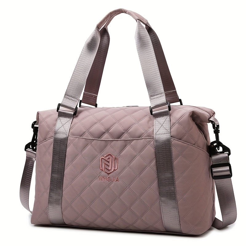 TEMU Unisex Large-capacity Travel Bag, High Quality, Lightweight, Handheld And Crossbody Style, Suitable For Short Trips, Business, Gym, Storage, And