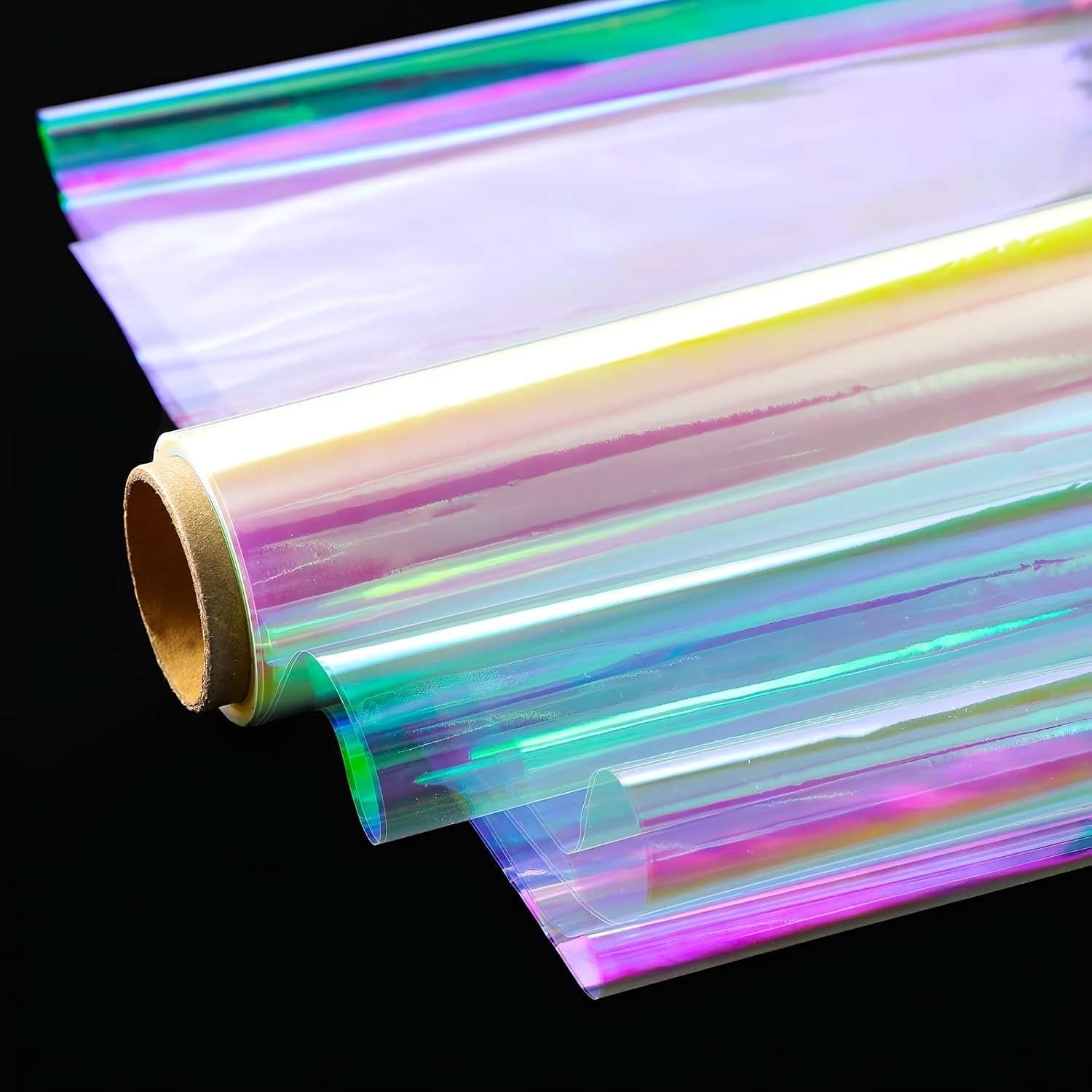 15m X 40cm Florist Flower Iridescent Film Cellophane Gift Wrap Perfect For Flower Bouquet Wrap Wedding Birthday Present Gift Package Wrapping For Christmas Days, New Year