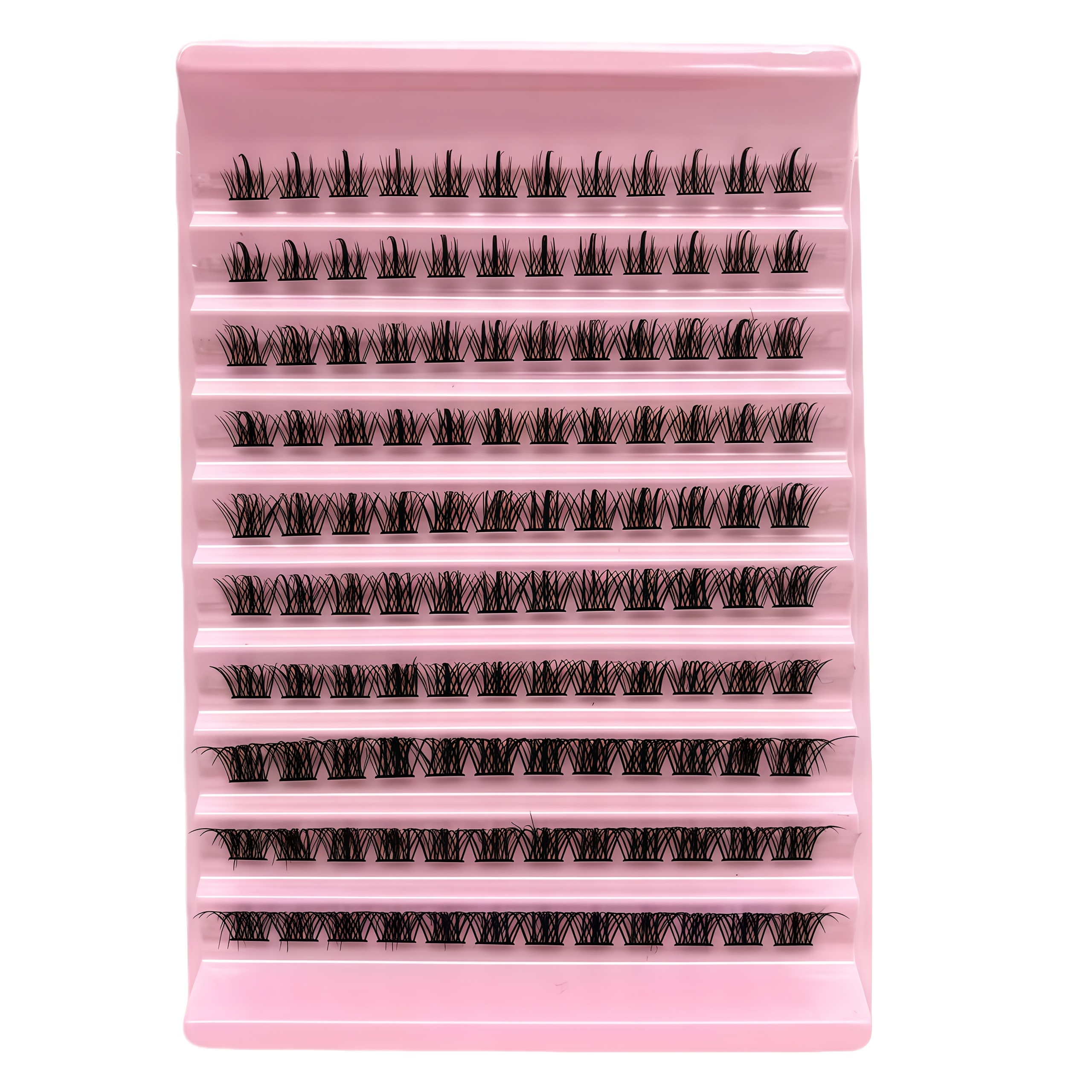 10 Of Dense False Eyelashes With Hot Melt Segmented Self-extension