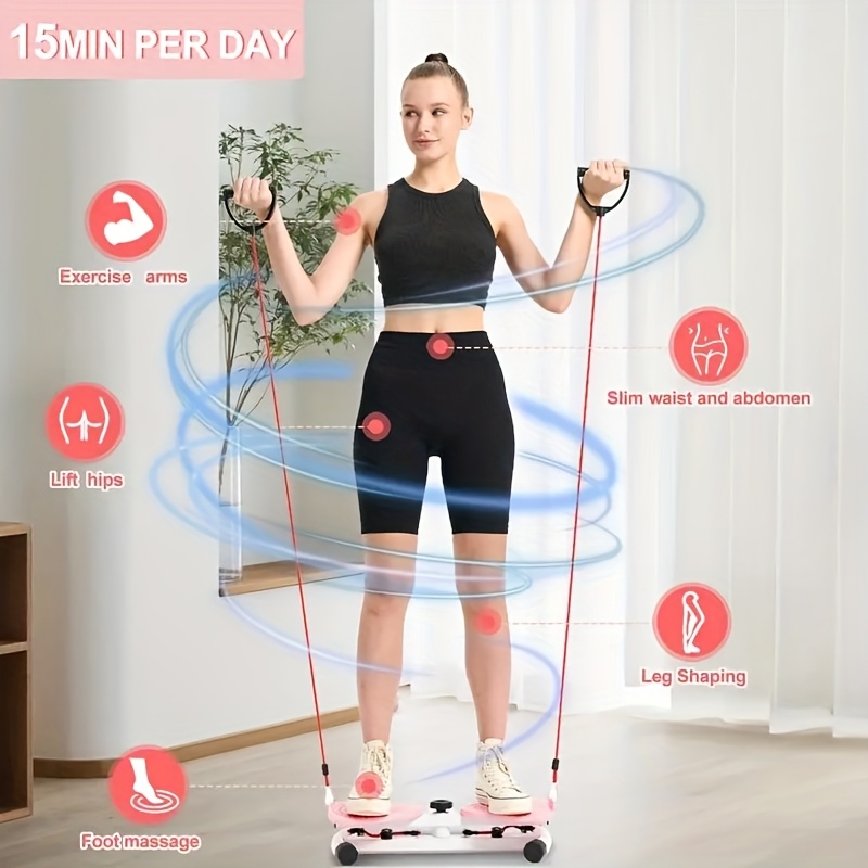 machine dentraînement de force   | options multicolores : rose, violet, bleu | cadre en fer durable avec surface texturée et bande de   | torsionnaire de taille non électrique pour     à   et   | idéal pour les entraînements abdominaux et lamélioration de la stabilité du   Détails du produit 0