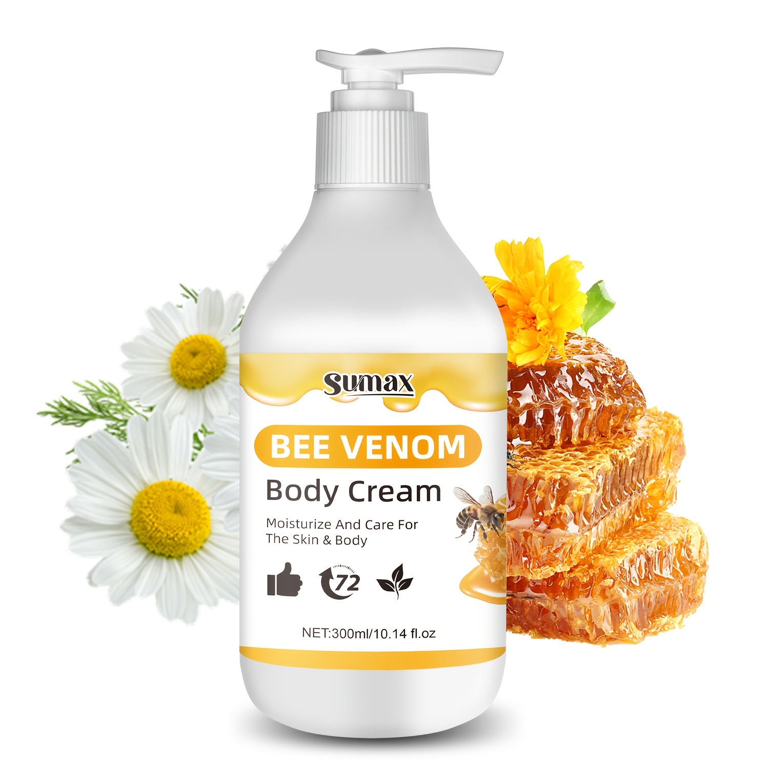 Image of 300ml Large-capacity Bee Venom Joint Skin Care Cream - Moisturizes, Provides Lasting Hydration, Relaxes Muscles, Ideal For Seniors, Athletes, And Laborers. Perfect For Thanksgiving, And Christmas