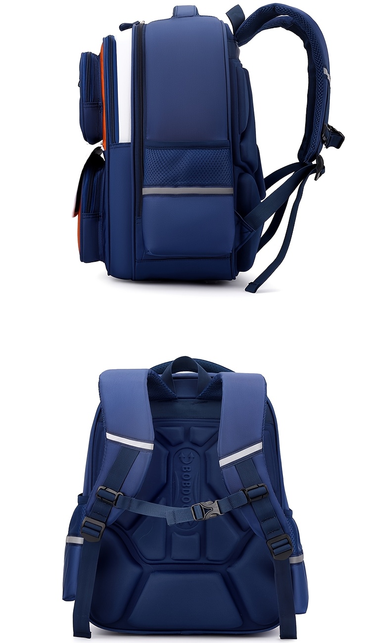 Bobdog Large Capacity Backpack with Spine Protector Design - Lightweight, Adjustable Strap, Zipper Closure, Ideal for Students, New Student Backpack|Modern Backpack|Durable Backpack