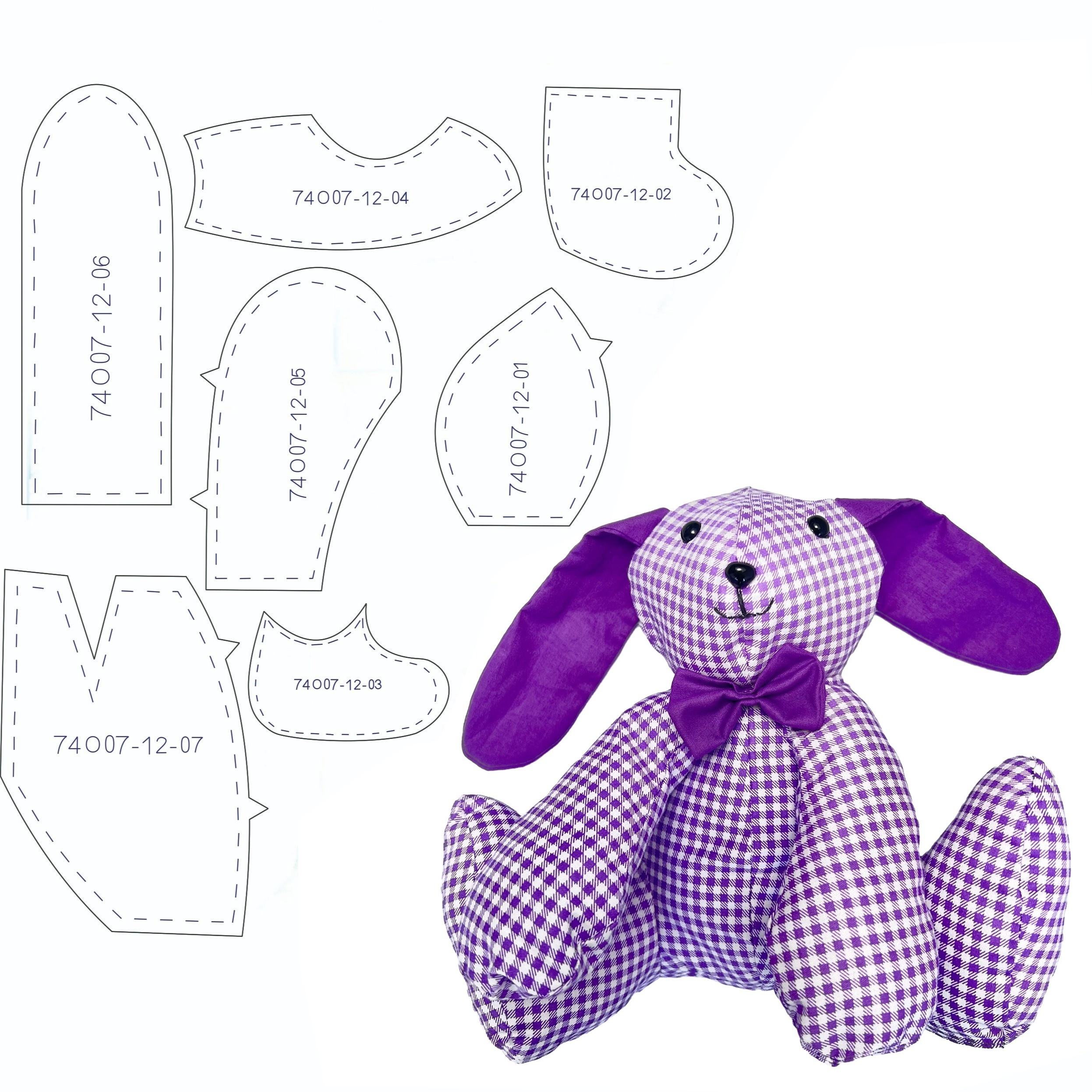 

7pcs Rabbit Shaped Acrylic Template Set Diy Memory Rabbit Quilting Template Doll Sewing Tool Rack Ruler Gift Decoration With Manufacturing Instructions Attached