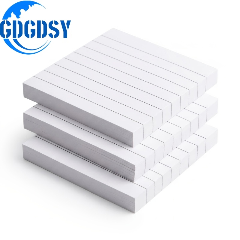 TEMU 240pcs Self-adhesive Portable Note Markers: Horizontal Lined Study Memo Pad, Suitable For Planning, Home, And Office Use