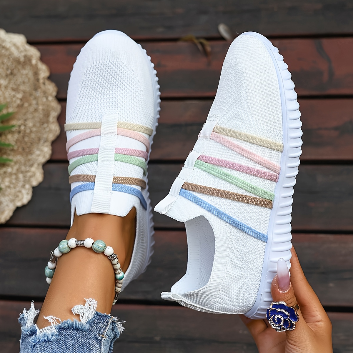 TEMU Women's Athletic Shoes And Camping Footwear