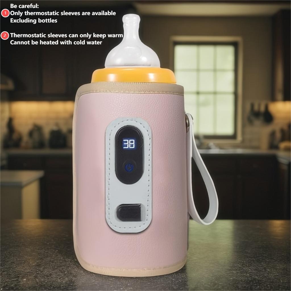 Electronic Intelligent Digital Display Insulation Device, Bottle Insulation Cover Can Keep Warm And Heat, Suitable for Various Bottles, Portable Bottle Warmer (USB Plug-In Version)