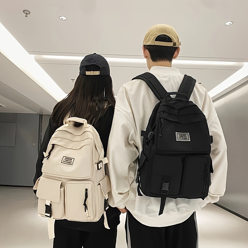 

Versatile And Casual Backpack For Men, Suitable For Middle School And High School Students, Fashionable Backpack For Girls And Boys