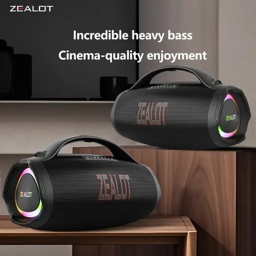 160w large speaker wireless speakers with subwoofer 60 hours playtime 36000mah battery fast charging dsp technology high quality ipx5 dual pairing bass for pc car outdoor camping beach s98 2pcs a set